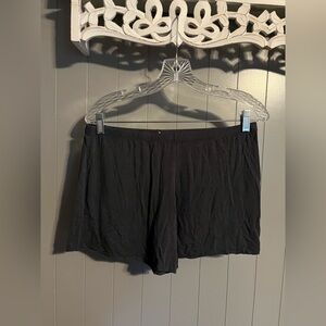 Eberjey women’s dark gray bamboo lounge shorts